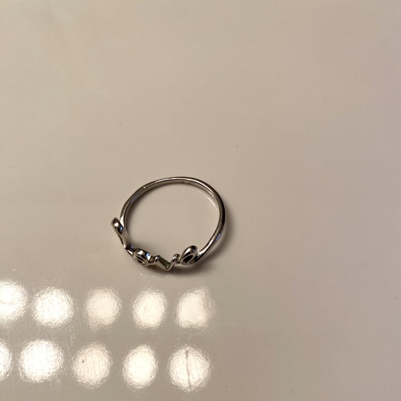Silver love ring - Picture 3 of 3